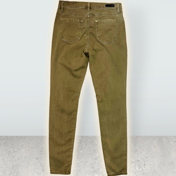 BlankNYC ‘The Great Jones’ Olive Green High-Rise Skinny Jeans Size 26 - Picture 10 of 16
